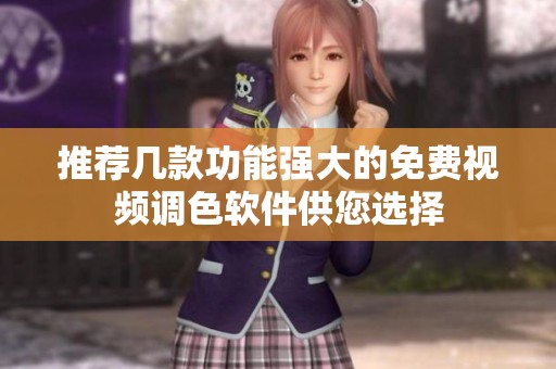 推荐几款功能强大的免费视频调色软件供您选择