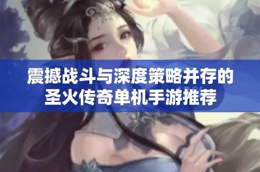 震撼战斗与深度策略并存的圣火传奇单机手游推荐