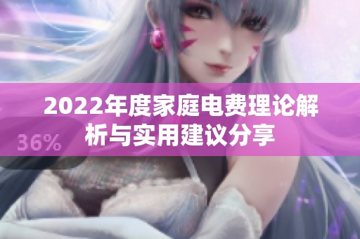 2022年度家庭电费理论解析与实用建议分享