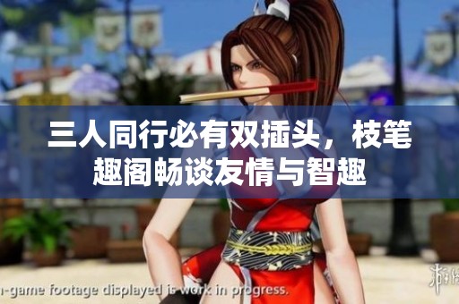 三人同行必有双插头，枝笔趣阁畅谈友情与智趣
