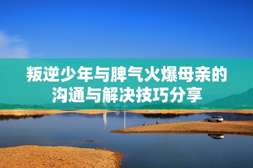 叛逆少年与脾气火爆母亲的沟通与解决技巧分享