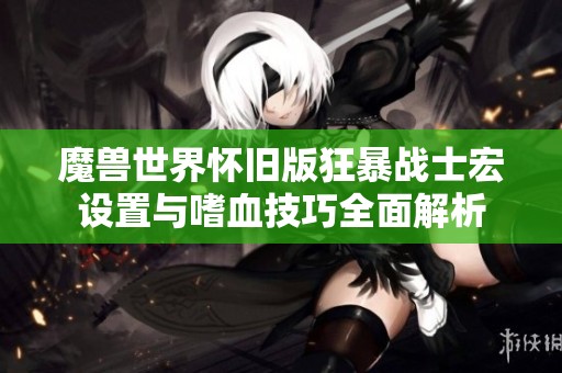 魔兽世界怀旧版狂暴战士宏设置与嗜血技巧全面解析
