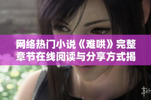 网络热门小说《难哄》完整章节在线阅读与分享方式揭秘