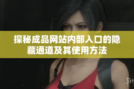 探秘成品网站内部入口的隐藏通道及其使用方法