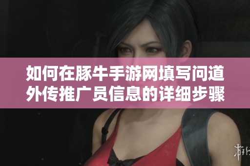 如何在豚牛手游网填写问道外传推广员信息的详细步骤与注意事项