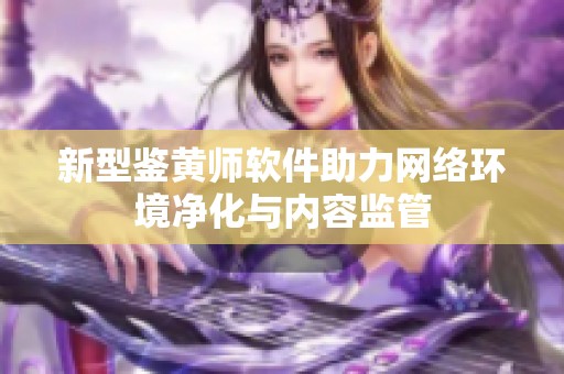 新型鉴黄师软件助力网络环境净化与内容监管