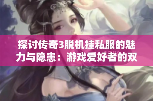 探讨传奇3脱机挂私服的魅力与隐患：游戏爱好者的双刃剑之旅