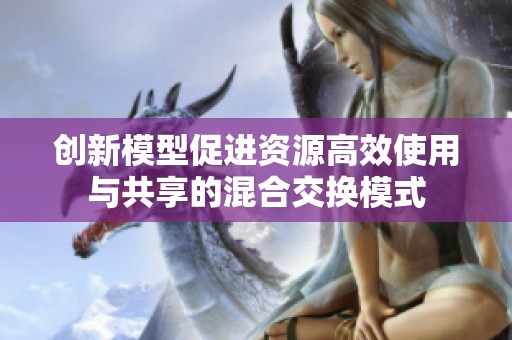 创新模型促进资源高效使用与共享的混合交换模式