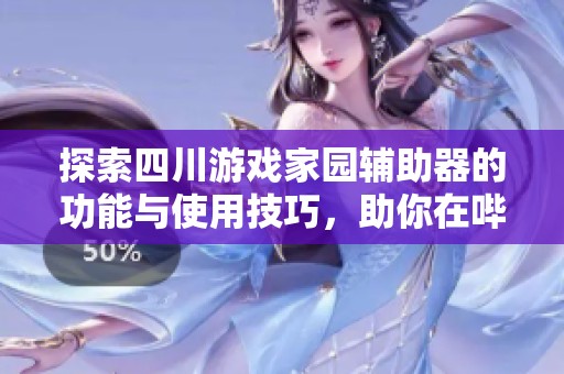 探索四川游戏家园辅助器的功能与使用技巧，助你在哔哩哔哩平台上更好畅玩游戏