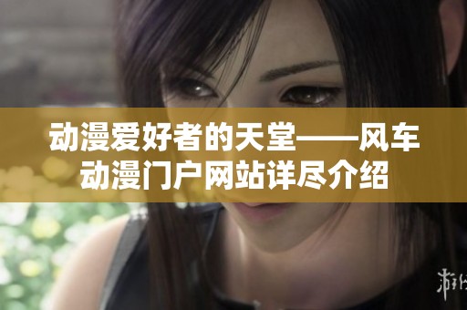 动漫爱好者的天堂——风车动漫门户网站详尽介绍