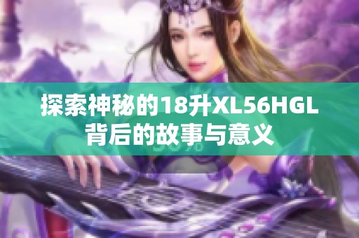 探索神秘的18升XL56HGL背后的故事与意义