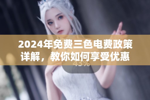 2024年免费三色电费政策详解，教你如何享受优惠