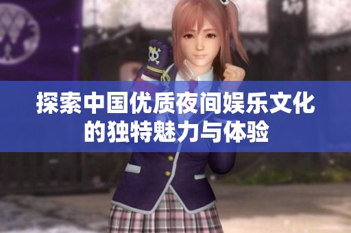 探索中国优质夜间娱乐文化的独特魅力与体验
