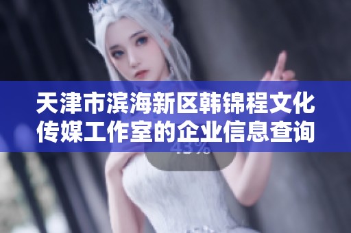 天津市滨海新区韩锦程文化传媒工作室的企业信息查询与分析