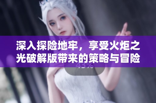 深入探险地牢，享受火炬之光破解版带来的策略与冒险奇妙体验