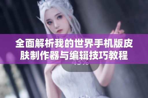 全面解析我的世界手机版皮肤制作器与编辑技巧教程