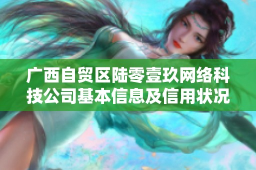 广西自贸区陆零壹玖网络科技公司基本信息及信用状况分析