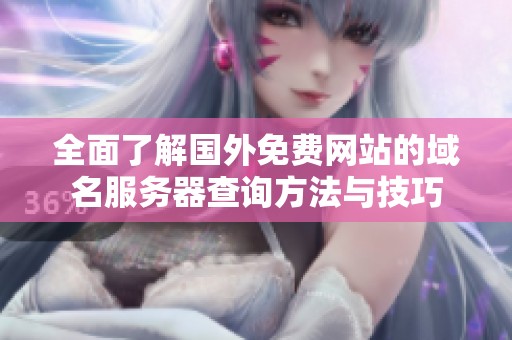 全面了解国外免费网站的域名服务器查询方法与技巧
