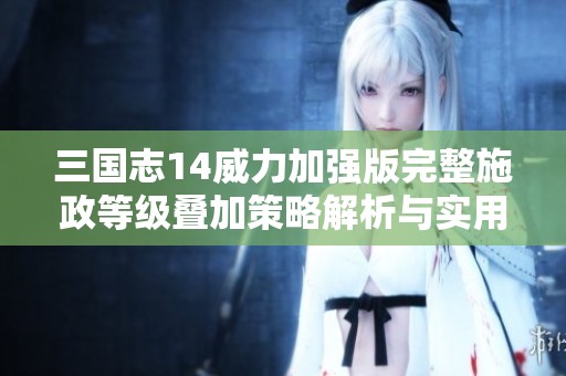三国志14威力加强版完整施政等级叠加策略解析与实用技巧分享