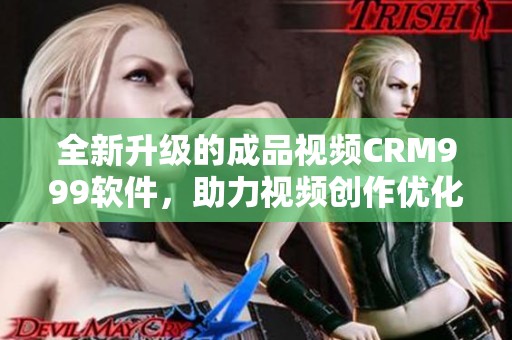 全新升级的成品视频CRM999软件，助力视频创作优化与管理