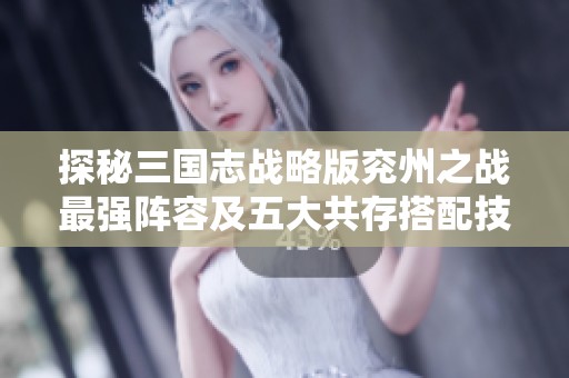 探秘三国志战略版兖州之战最强阵容及五大共存搭配技巧