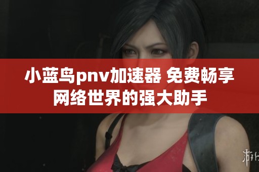 小蓝鸟pnv加速器 免费畅享网络世界的强大助手