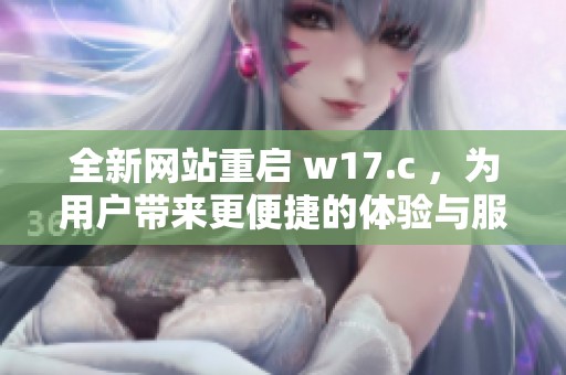 全新网站重启 w17.c ，为用户带来更便捷的体验与服务