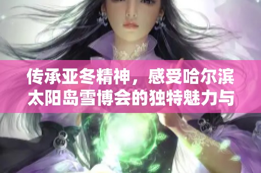 传承亚冬精神，感受哈尔滨太阳岛雪博会的独特魅力与魅力氛围