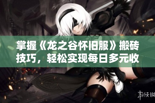 掌握《龙之谷怀旧服》搬砖技巧，轻松实现每日多元收入目标