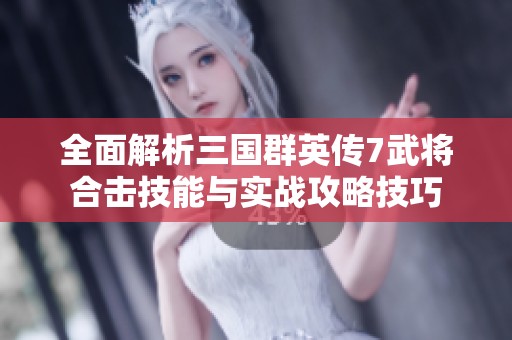 全面解析三国群英传7武将合击技能与实战攻略技巧