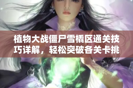 植物大战僵尸雪橇区通关技巧详解，轻松突破各关卡挑战