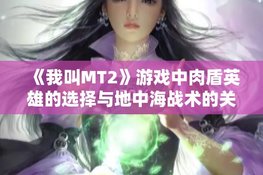 《我叫MT2》游戏中肉盾英雄的选择与地中海战术的关键人物分析
