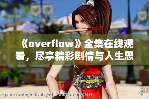 《overflow》全集在线观看，尽享精彩剧情与人生思考