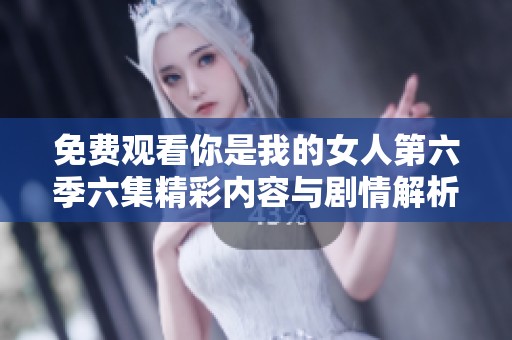 免费观看你是我的女人第六季六集精彩内容与剧情解析