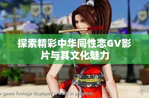 探索精彩中华同性恋GV影片与其文化魅力