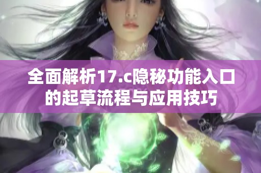 全面解析17.c隐秘功能入口的起草流程与应用技巧