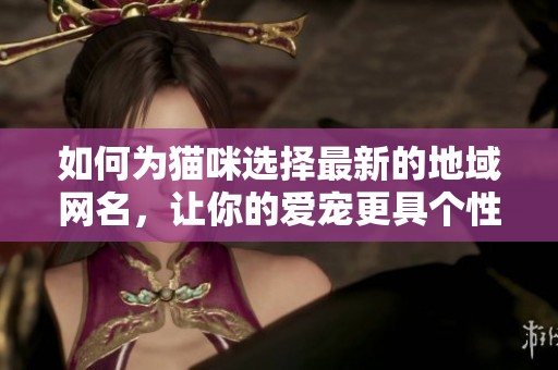 如何为猫咪选择最新的地域网名，让你的爱宠更具个性