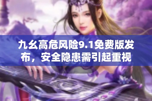 九幺高危风险9.1免费版发布，安全隐患需引起重视