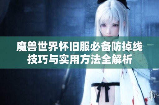 魔兽世界怀旧服必备防掉线技巧与实用方法全解析