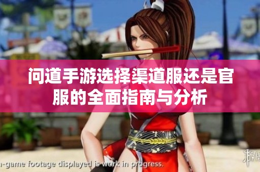 问道手游选择渠道服还是官服的全面指南与分析