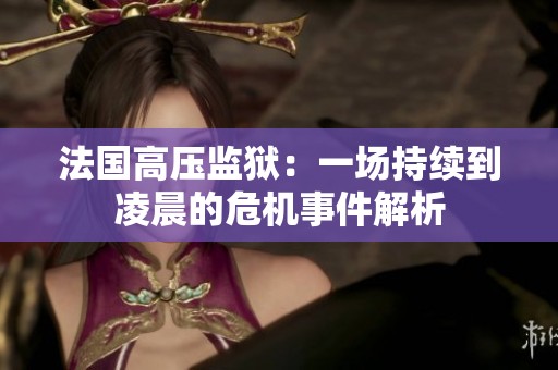 法国高压监狱：一场持续到凌晨的危机事件解析