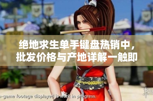 绝地求生单手键盘热销中，批发价格与产地详解一触即发