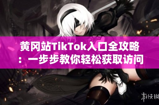 黄冈站TikTok入口全攻略：一步步教你轻松获取访问权限
