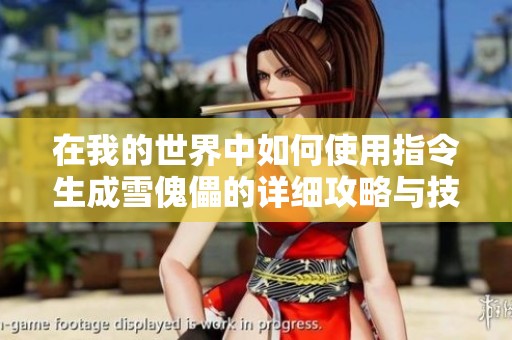 在我的世界中如何使用指令生成雪傀儡的详细攻略与技巧