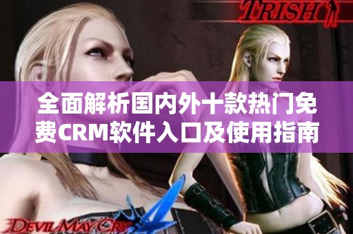 全面解析国内外十款热门免费CRM软件入口及使用指南