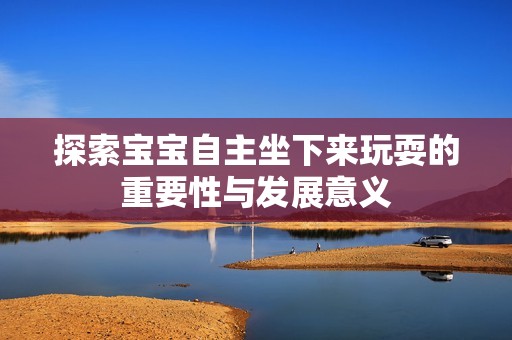 探索宝宝自主坐下来玩耍的重要性与发展意义
