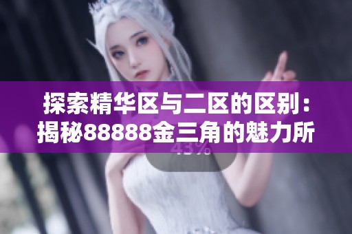 探索精华区与二区的区别：揭秘88888金三角的魅力所在