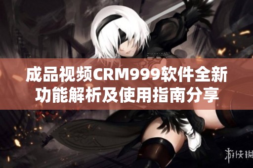 成品视频CRM999软件全新功能解析及使用指南分享