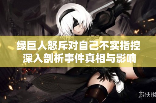 绿巨人怒斥对自己不实指控 深入剖析事件真相与影响