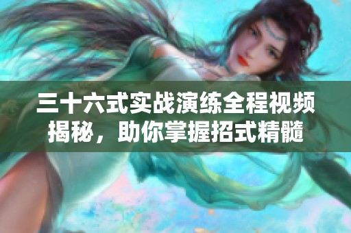 三十六式实战演练全程视频揭秘，助你掌握招式精髓